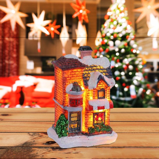 Adorno brillante de Navidad para casa, regalo para niños, decoración del hogar, decoración de escritorio para estantería, Festival de balcón de , Estilo N