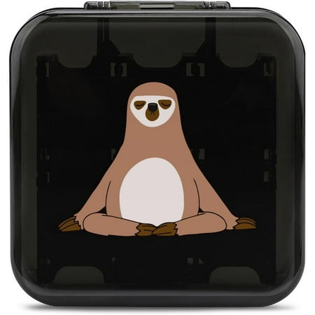 Yoga Sloth 12 Game Card Case for Switch Portable Hard Shell Protective Game Card Holder Box
