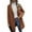 Brown, variant on Babysbule Winter Jackets for Women Women Casual Long Sleeve Loose Fashion Buttons Solid Coat