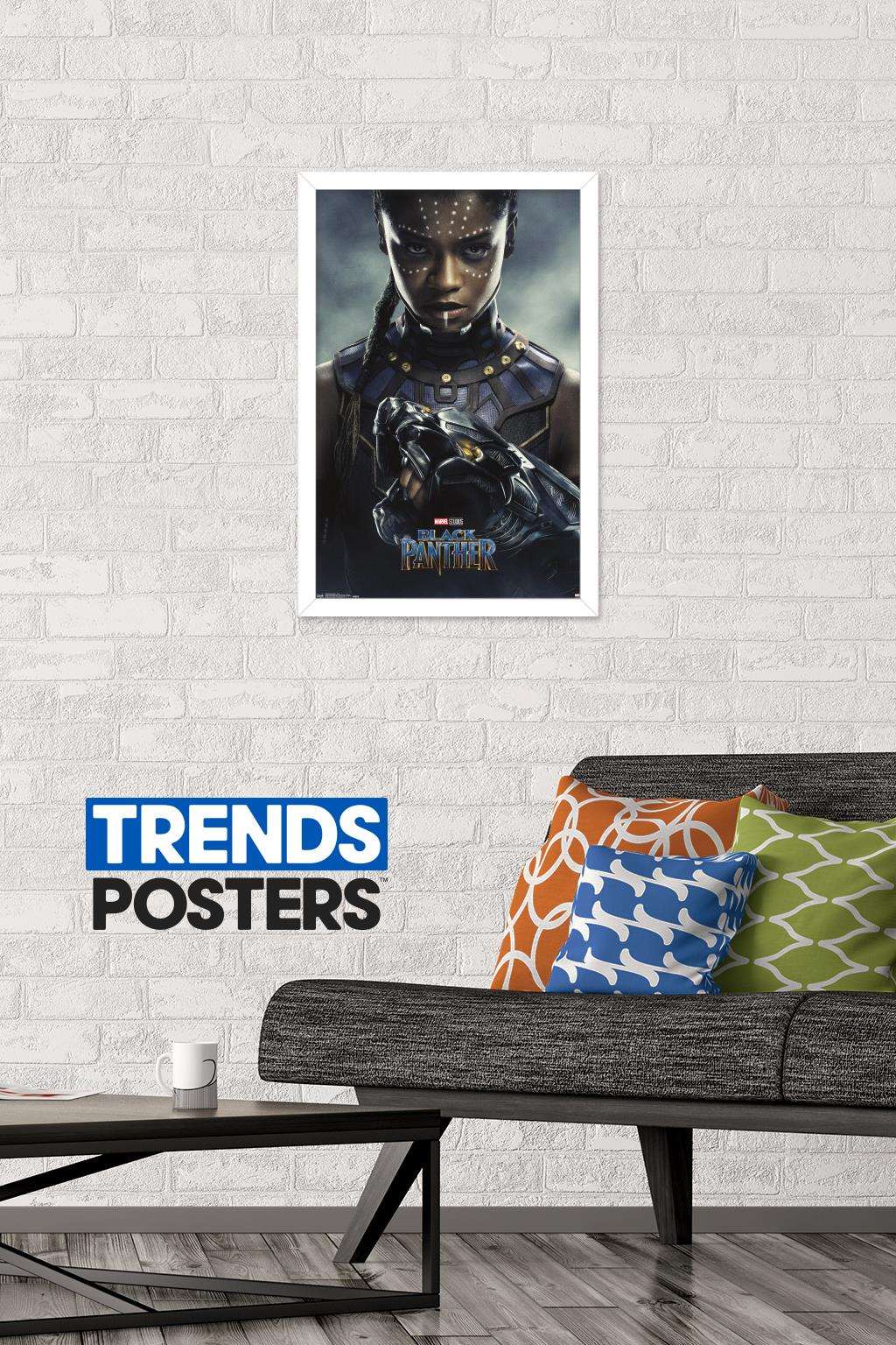 Marvel Cinematic Universe - Black Panther - Shuri One Sheet Wall Poster, 14.725" x 22.375", Framed