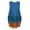 Blue, variant on 2026 ! Womens Clothes asdoklhq Womens Plus Size Dresses,Women Summer Sleeveless Loose Print Pocket O-Neck Casual Dress Plus Size Dress