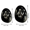 thumbnail image 1 of Positivity Penguin Pebble Penguin Stone With A Big Message Of Love Happiness, 1 of 2