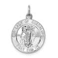 thumbnail image 1 of Sterling Silver Rhodium-plated Our Lady of Guadalupe Medal, 1 of 3