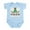 Sky Blue, variant on CafePress - Future Doctor Like Daddy Baby Infant Bodysuit - Baby Light Bodysuit, Size Newborn - 24 Months