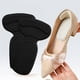 thumbnail image 5 of Almohadillas blandas para talón, pegatinas de para plllas protectoras de talón para evitar que los rechinen y ajustar el tamaño Negro Hugo Protectores de tacón para zapatos, 5 of 7