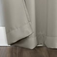 thumbnail image 4 of Sun Zero Nolan Energy Saving Blackout Rod Pocket Curtain Panel, 40"X63", Stone (Single Panel), 4 of 7