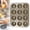 Rose Gold, variant on 1Pc Clearance Under $7 Banana Madeleine Pan 12-Cavity Madeleine Pan For French Patisserie Baking, Metal Banana Pan Black