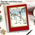 thumbnail image 5 of 1 Big Funny Holiday Christmas Card with Envelope (8.5 x 11 Inch) - Not Worth It Christmas Card J5853XSG, 5 of 6