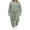 11#Green, variant on Plus Size​ Women's Oversized Hoodie and Jogger Sweatsuits Set Long Sleeve Lounge Two Piece Outfit with Pockets Fall Beige XXL