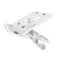 thumbnail image 2 of fastboy Support d'Ordinateur Portable Réglable Support d'Ordinateur Portable en Plastique Antidérapant Support de Refroidissement avec Support de Téléphone, Blanc, 2 of 5