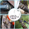 thumbnail image 3 of 5 Pieces Metal Hose Clip, Large Size Adjustable Ducting Clamps Stainless Steel, 3 of 7