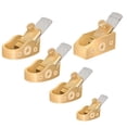 thumbnail image 1 of 5PCS Woodworking Finger Plane Cutter Copper Stainless Steel Luthier Tool Set for DIY Wooden Instruments,5pcs x Violin Planes,Gold, 1 of 8