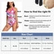 thumbnail image 5 of Guardurnaity Traje de baño retro vintage de una pieza para mujer Ropa de playa modesta y de moda Traje de baño impermeable conjuntos de ropa Flores verdes L, 5 of 6