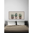 thumbnail image 5 of Three Plants II Floater Framed Painting Print on Canvas, 5 of 6