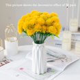 thumbnail image 5 of Morttic 10 Pack Artificial Flowers Dandelion Fake Plants Table Centerpiece Decoration Plastic Decor Greenery Faux Plant Outdoor Indoor Home Garden Bedroom Bathroom Office Wedding Party DIY Room, 5 of 7