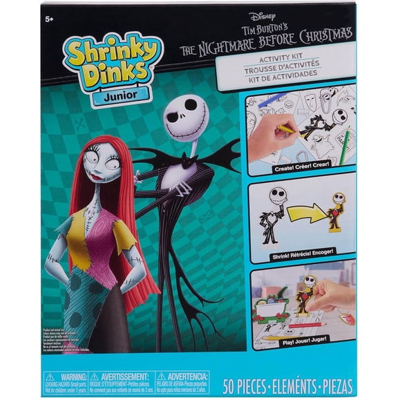 Disney Shrinky Dinks Junior The Nightmare Before Christmas Activity Kit