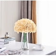 thumbnail image 3 of 10 flores de hortensia artificiales de seda ruborizadas con tallos para decoración del hogar, fiestas de bodas, 3 of 6