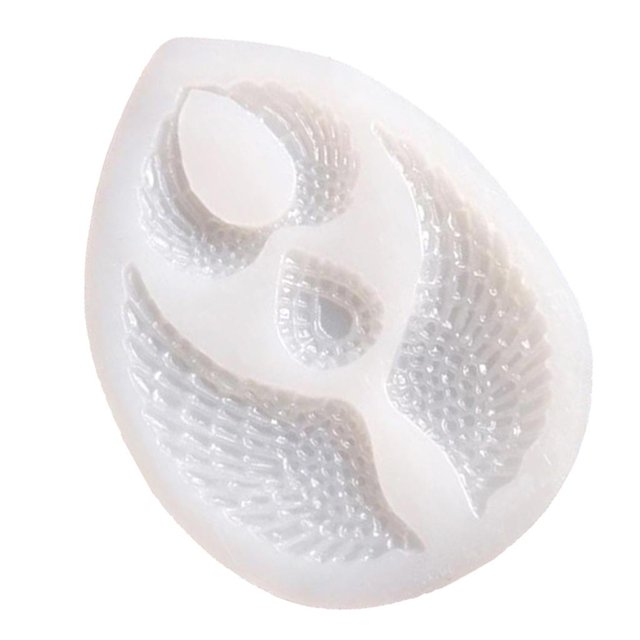 Diseño De Alas Moldes Colgantes De Cristal De Silicona Molde Artesanal De Resina Para Manualidades De Fabricación De Joyas Macarena Moldes para hacer joyas