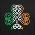 thumbnail image 4 of Old Glory Mens St. Patricks Day Shamrock Knot Short Sleeve Graphic T Shirt, 4 of 6
