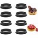 thumbnail image 1 of 8 Pack Round Tart Ring, Perforated Tart Rings For Baking, Stainless Steel Nonstick Round Cake Ring Mousse Rings, Metal Round Pastry Cake Mold, Baking_, 1 of 5