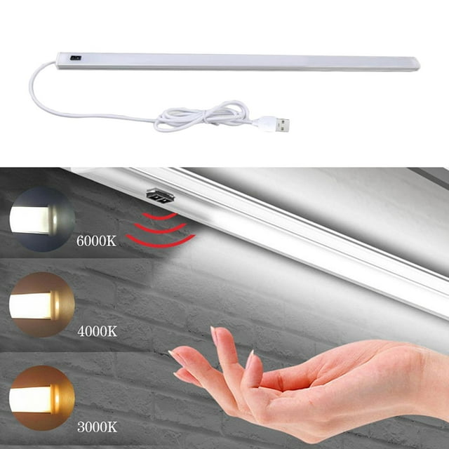 under Cabinet Lighting Hand Activated - Touchless Dimming Control for Bedroom Wardrobe - 30cm