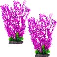 thumbnail image 1 of Plantas de plástico para acuario Hamiledyi, 20,4 pulgadas de alto, 2 unidades, 1 of 6