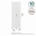 thumbnail image 2 of BBF Universal Narrow Clothing Storage Cabinet with Door and Shelves, 2 of 9