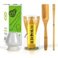 thumbnail image 1 of Juego de batidores de matcha, batidores de bambú TEANAGOO, juego de 4 piezas para principiantes, 1 of 8