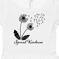 thumbnail image 4 of Inktastic Spread Kindness Dandelion Girls Baby Dress, 4 of 5