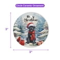 thumbnail image 5 of Merry Christmas Cane Corso Enjoys Woofmas Winter Xmas Holiday Ceramic Round Ornament Italian Mastiff Dog Lover Gifts Idea Home Tree Decor - 02022, 5 of 5