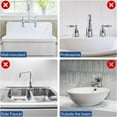 thumbnail image 4 of Noothes Drain Rack，Dish Rack 24 Inch Guard Mat Silicone Faucet Handle Drip Catcher Tray Longer Silicone Mat For KitchenBathroom Drip Protector Countertop, 4 of 8