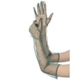 thumbnail image 5 of INSPIRE CHIC Women's Tulle Long Opera Gloves Full Finger Mesh Sheer Glove for Evening Wedding Dark Green M, 5 of 6