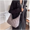 thumbnail image 3 of Kukuzhu Quilted Bags For Women Crossbody Lightweight Padding Puffer Tote Bag Trendy Y2k Puffy Shoulder Bag Trendy Y2k Hobo Bag, 3 of 8