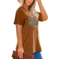 thumbnail image 2 of XCHQRTI Pumpkin Plus Size Women Tshirt Its Fall Yall Thanksgiving Short Sleeve Graphic Tees, 2 of 8