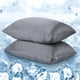 thumbnail image 1 of Set de 2 Almohadas Puredown de Tamaño Estándar con Espuma Viscoelástica Desmenuzada, 1 of 7
