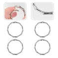 thumbnail image 2 of 4pcs Openable Metal Spring Buckle Trigger Chain Bag Snap Clasp Clip DIY Accessory, 2 of 7