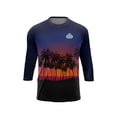 thumbnail image 3 of Sudadera de manga 3/4 para hombre, de MTB, de secado rápido, para verano, para ciclismo y motocicleta, ropa adecuada para carreras, 3 of 5
