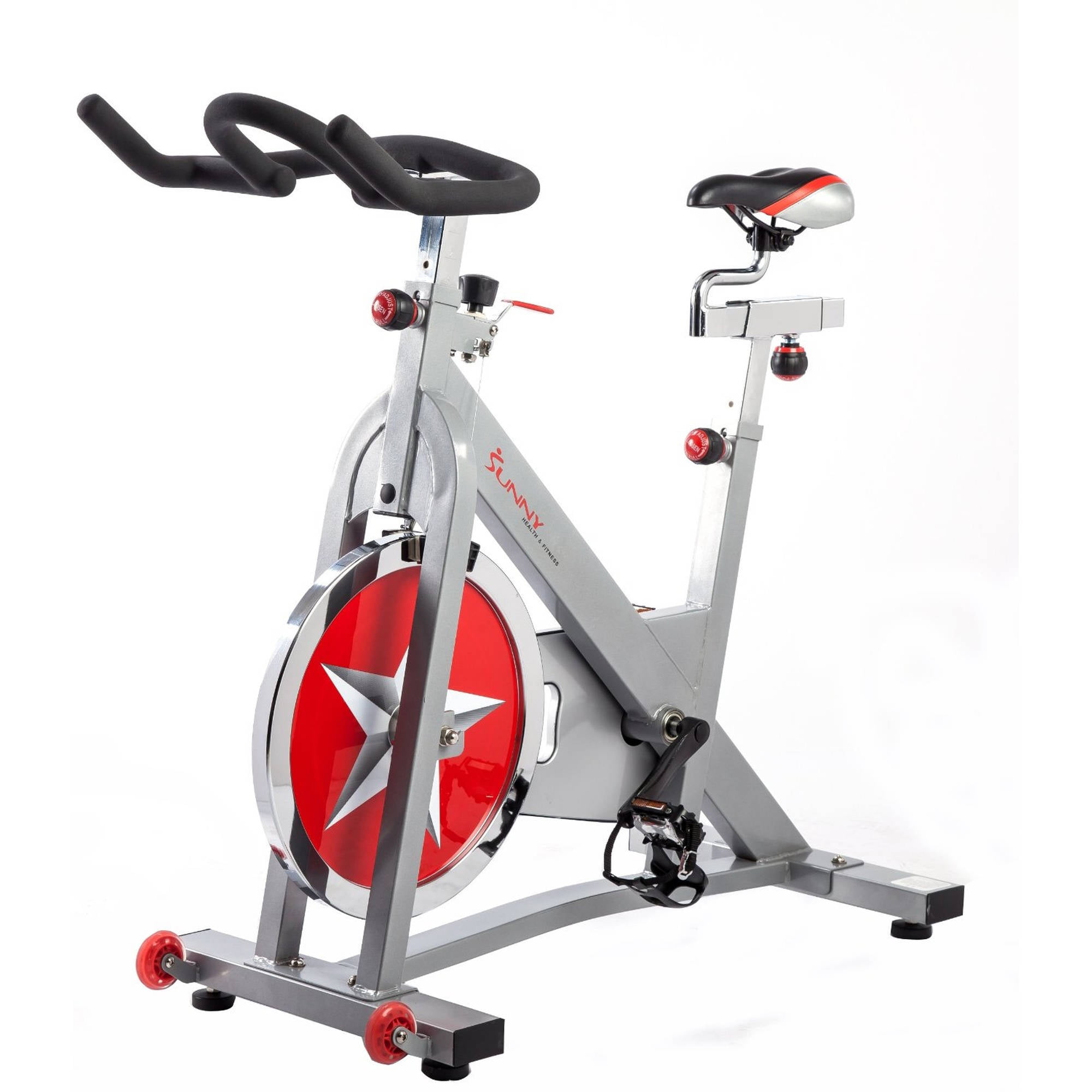 Sunny Health & Fitness Stationary Bike w Chain Drive 40 lb