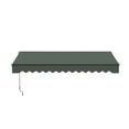 thumbnail image 5 of ALEKO Motorized 10 x 8 ft Retractable Home Patio Canopy Awning Forest Green, 5 of 7