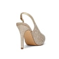thumbnail image 4 of Zapatos de Tacón Plataforma con Punta Abierta y Pedrería para Mujer DREAM PAIRS Talla 8, 4 of 6