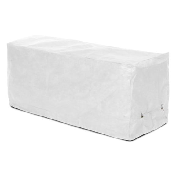 KoverRoos 54207 SupraRoos 8 ft Bench Cover, White - 96 W x 25 D x 36 H in.