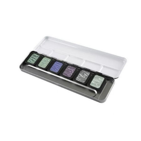UPC: 4251402601029 | Finetec Artist Mica Watercolor – Cool Colors Set of 6