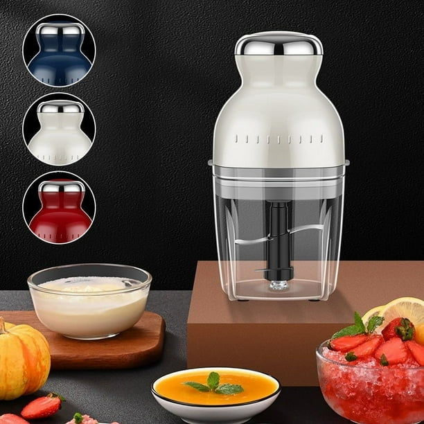 Exprimidor Multifuncional onlyliua Mini Procesador de Alimentos de Acero Inoxidable