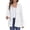 White, variant on Odbmxy Woman's Cardigan Cotton Peplum Long Sleeve Plus Size Tops Women Solid Color Zipper Leisure Holiday Loose Cardigans,Gray L