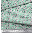 thumbnail image 3 of Soimoi Polyester Crepe Fabric Flower Artistic Printed Fabric 1 Yard 52 Inch Wide, 3 of 3