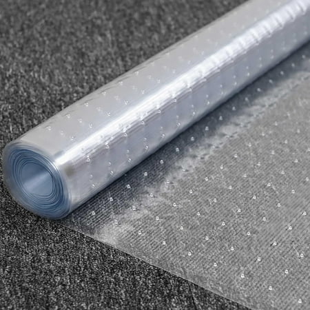 WANLISELL Clear Carpet Protector 72 x 36 Vinyl Plastic Floor Runner Non-Slip Runner Prevent Carpet Rugs