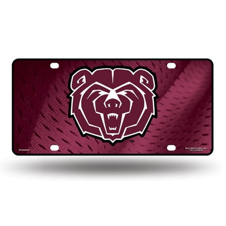 Missouri State Bears Logo 12x6 Metal License Plate