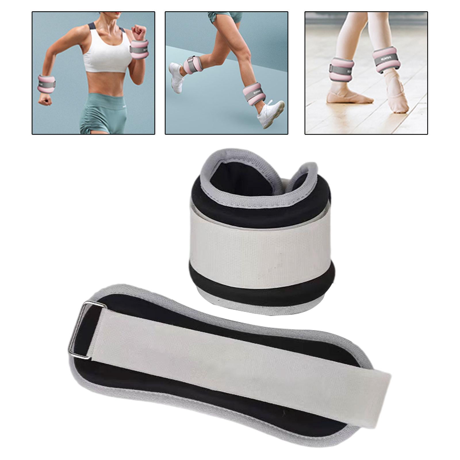 Dualoai Ankle Weights Leg Weight Straps Comfortable Wearable Practical Wrist Weights for 0.75kgx2