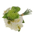 thumbnail image 3 of Decoración Del Banquete de Boda de La Planta de La Flor de La Flor de La Seda Artificial Del Ramo - Blanco Sunnimix Flor artificial, 3 of 6