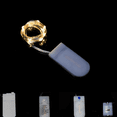 thumbnail image 3 of Led Copper Wire Lamp String, Button Battery Box Lamp, Flower Cake Battery Box (1m 10 Lamp With Battery Warm White), 3 of 4